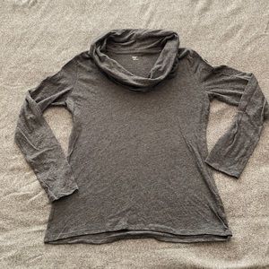 GAP Cowl Neck Long Sleeve Shirt